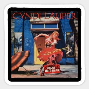 cyndie lauper Sticker